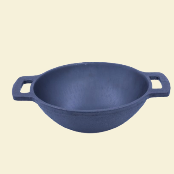 7inch polished kadai