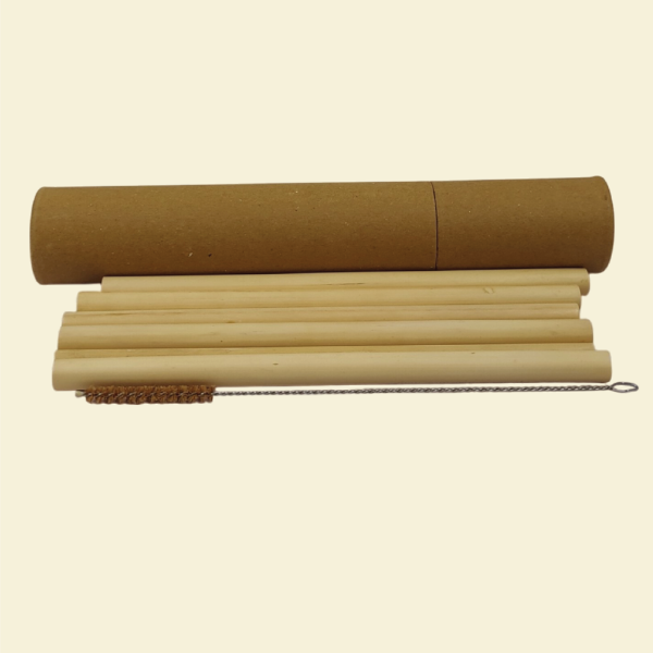 bamboo straw set - Image 3