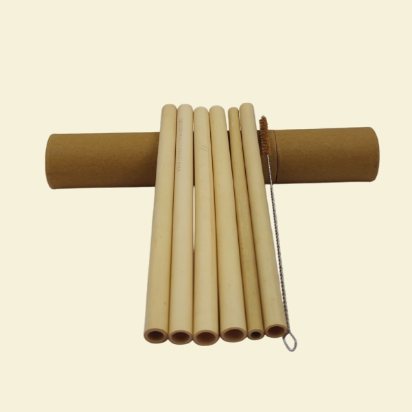 bamboo straw set