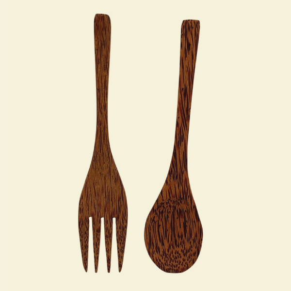 coconut wood spoon set - Image 3