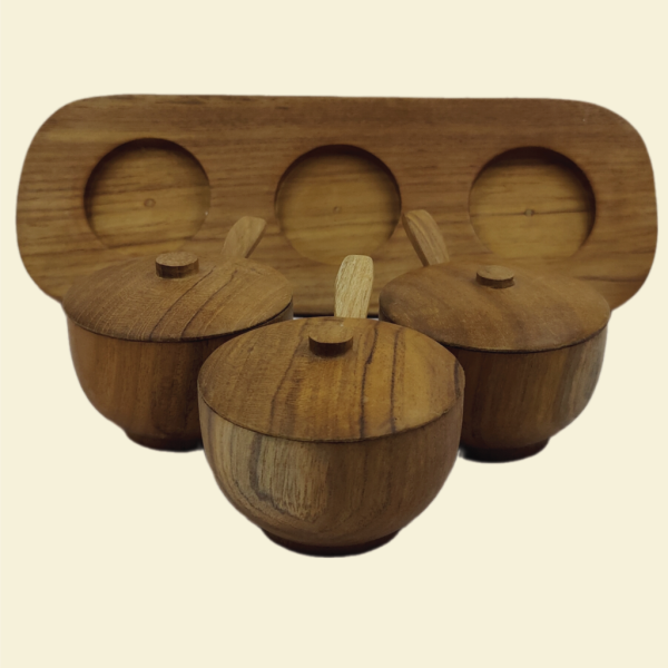 teak containment set