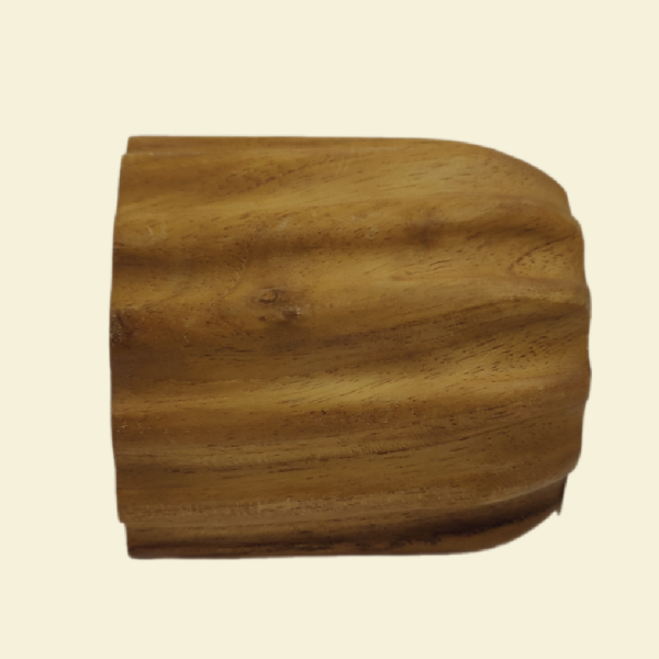 teak vertical line cup - Image 4