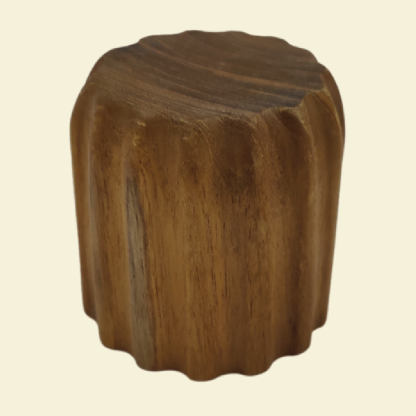 teak vertical line cup - Image 3