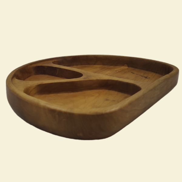 teak kids plate - Image 2